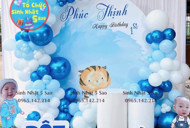 Thuê Trang Trí Sinh Nhật Quận Gò Vấp Trọn Gói Đẹp & Tiết Kiệm | Sự Kiện 5 Sao