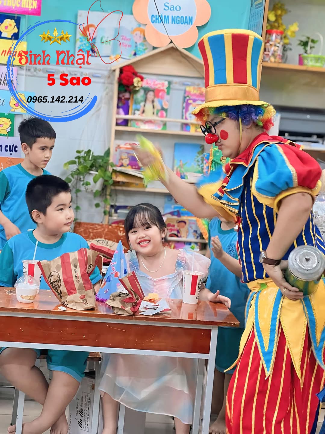 dịch vụ chú hề vặn bóng