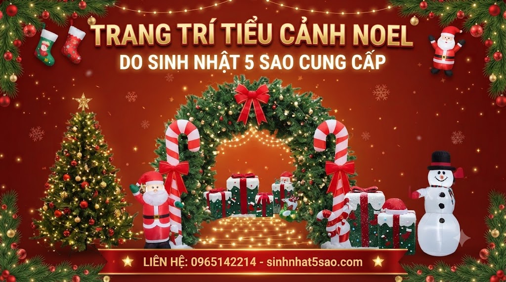 dịch vụ trang trí noel