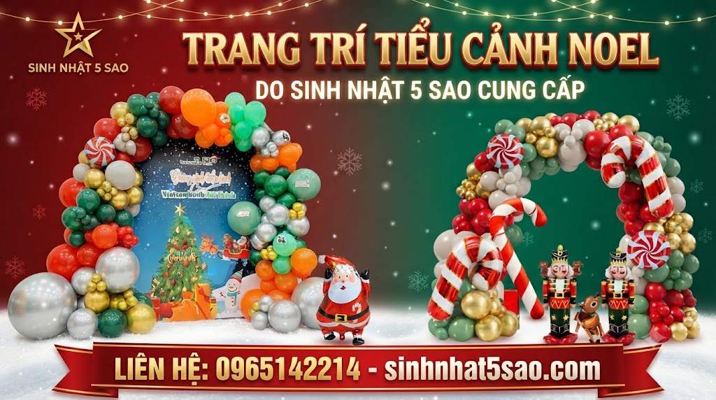 trang trí sự kiện 5 sao