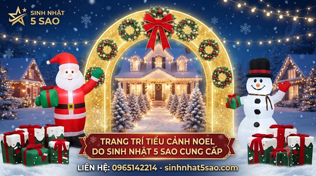 trang trí noel