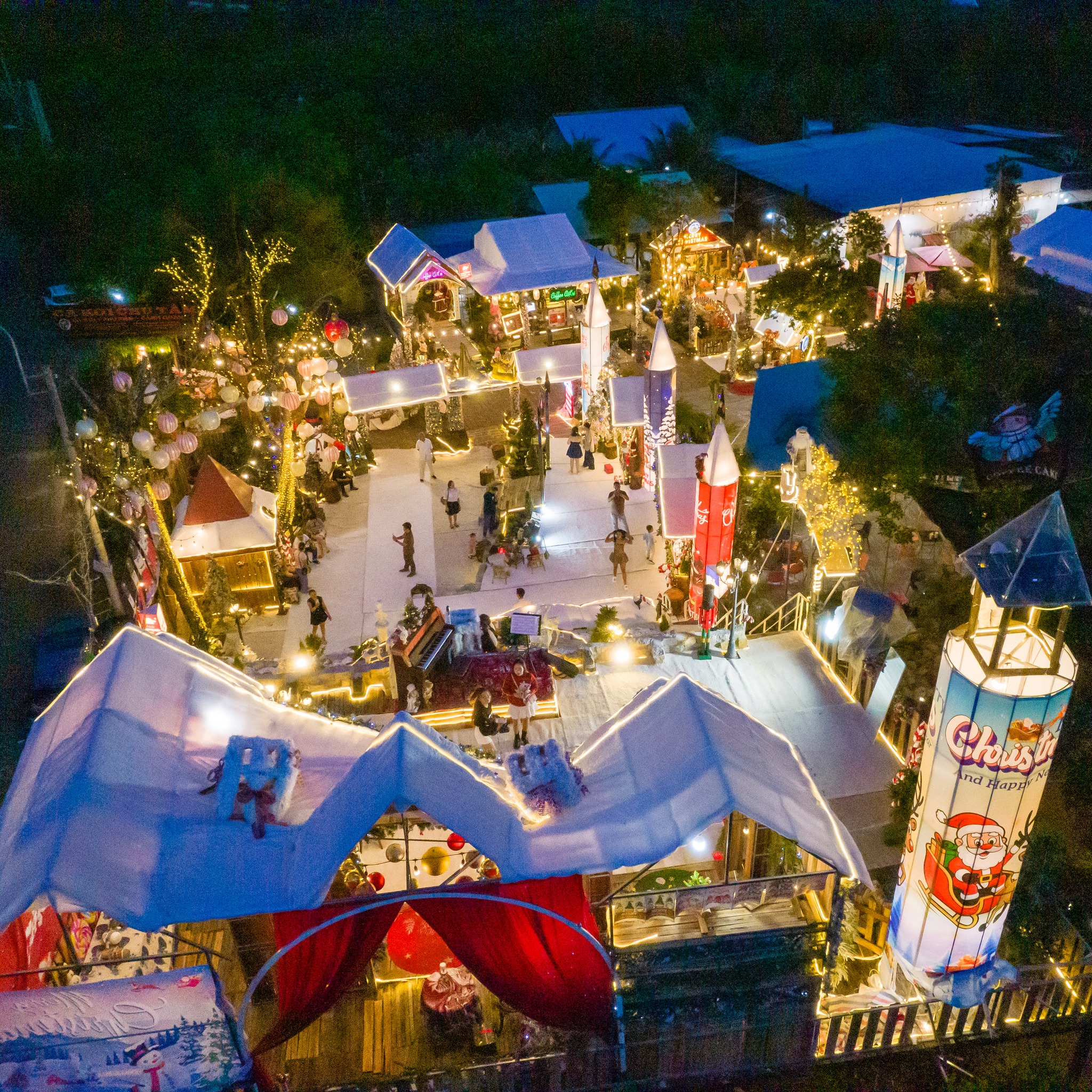 mẫu tiểu cảnh noel đẹp