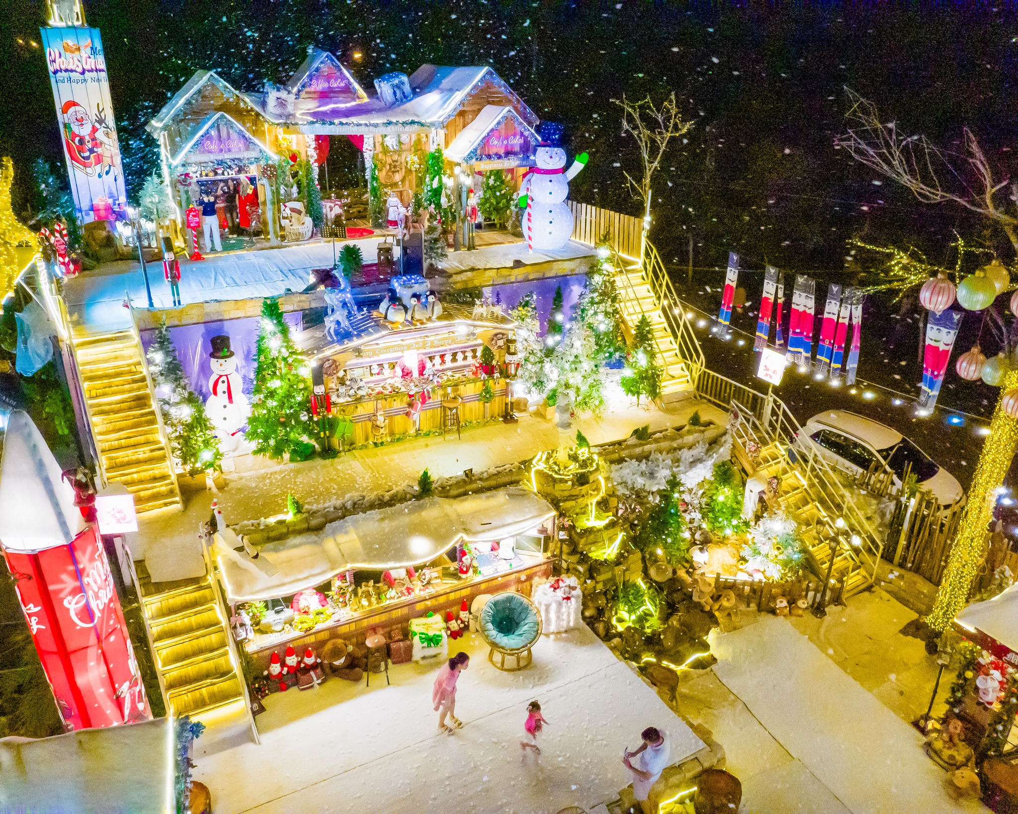 trang trí tiểu cảnh noel