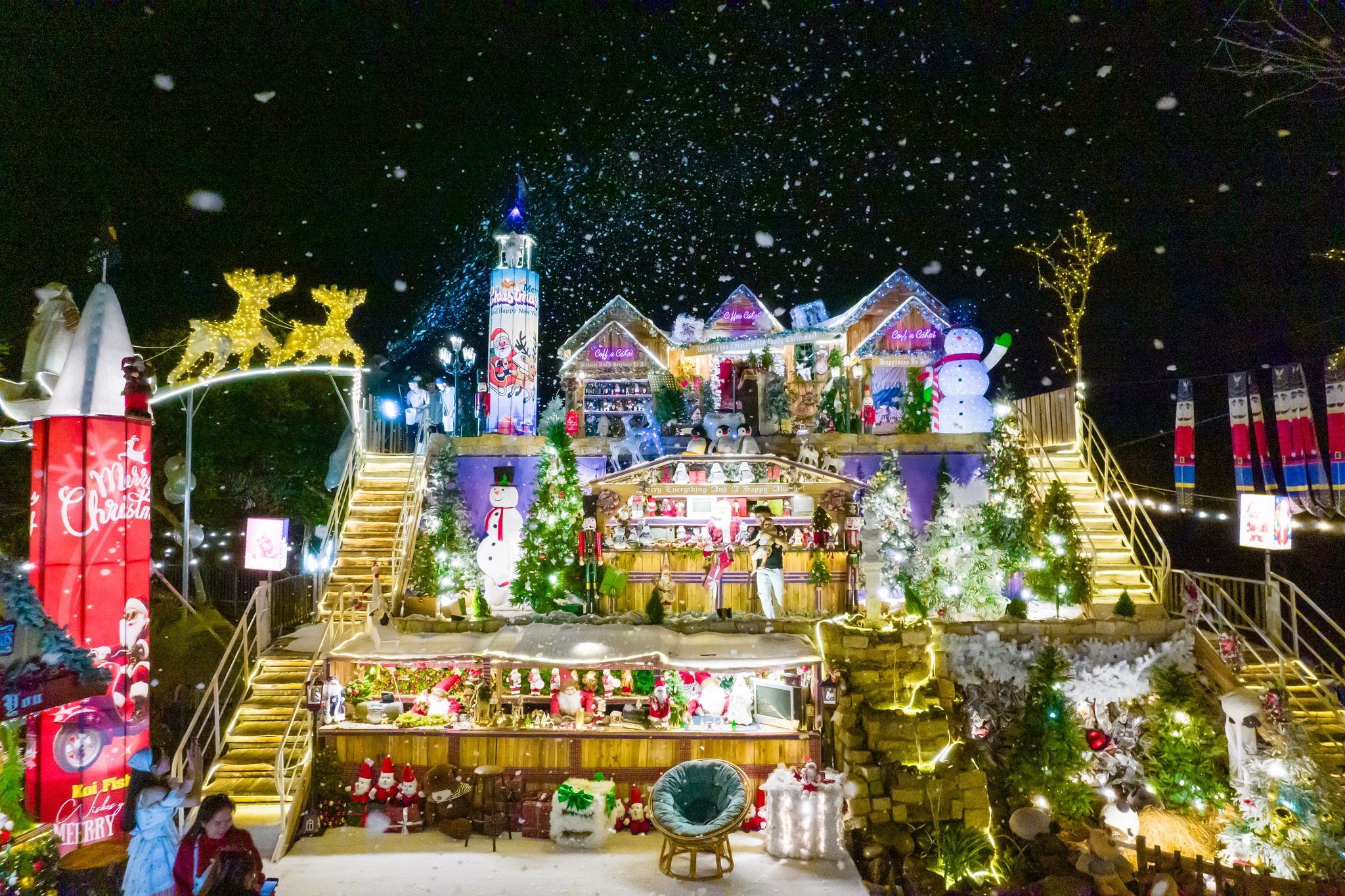 trang trí noel văn phòng