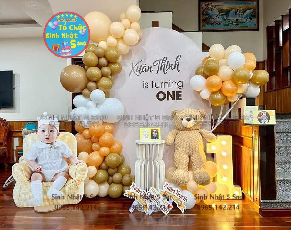 mẫu trang trí sinh nhật đẹp Quận Tân Phú