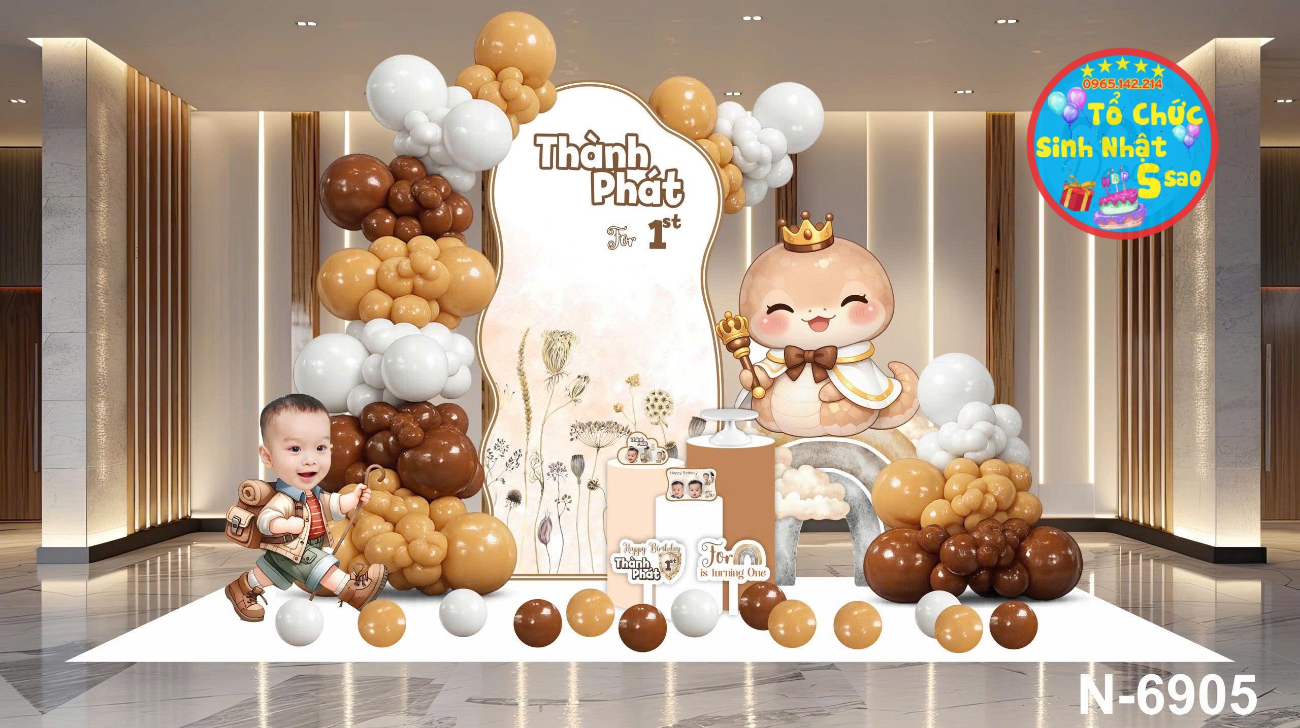 trang trí sinh nhật Huyện Hóc Môn