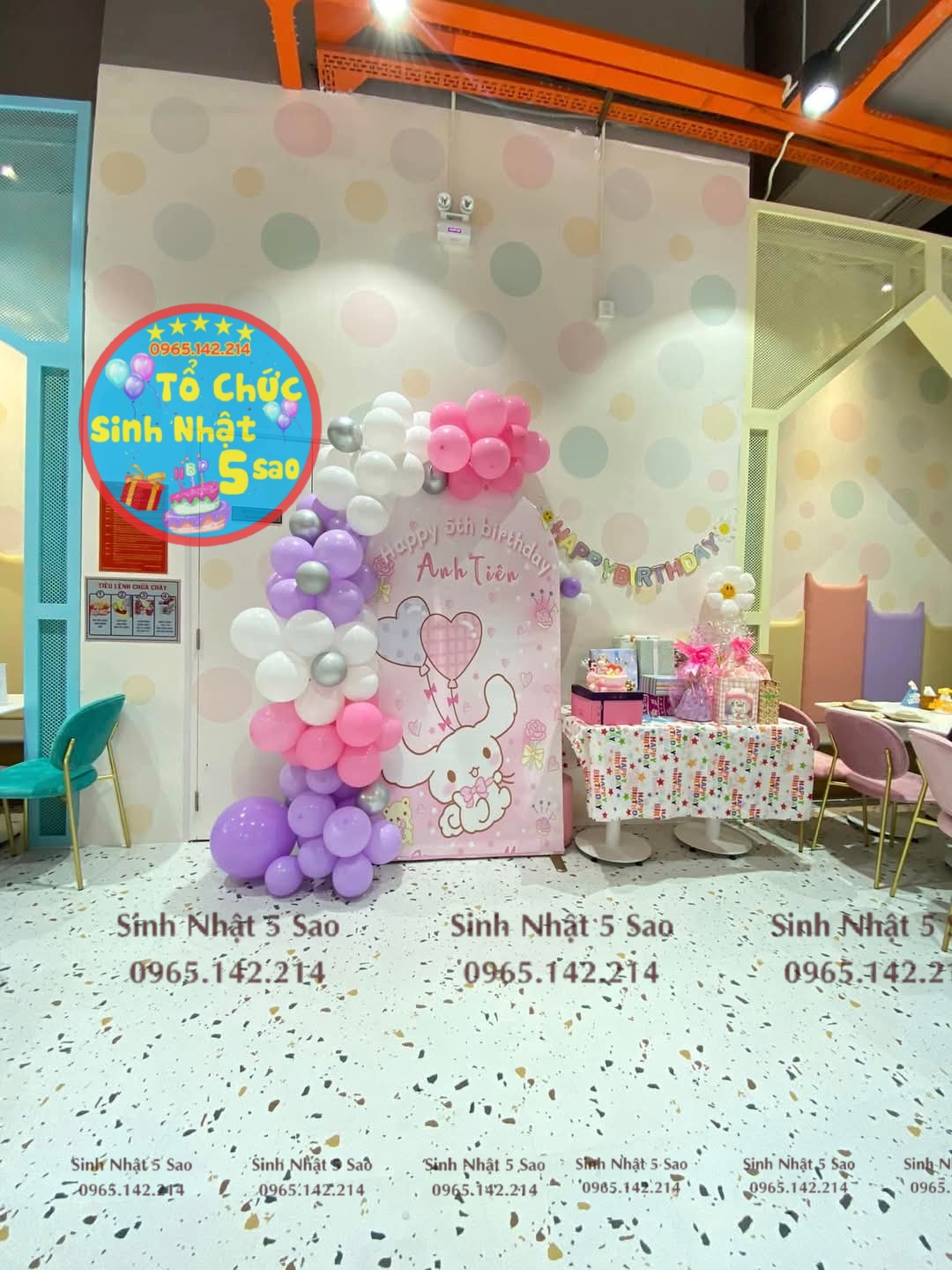thuê trang trí sinh nhật quận 9