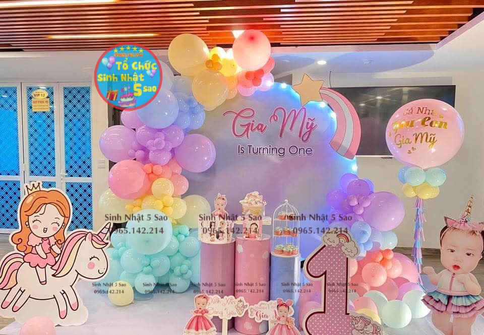 dịch vụ trang trí sinh nhật tại nhà