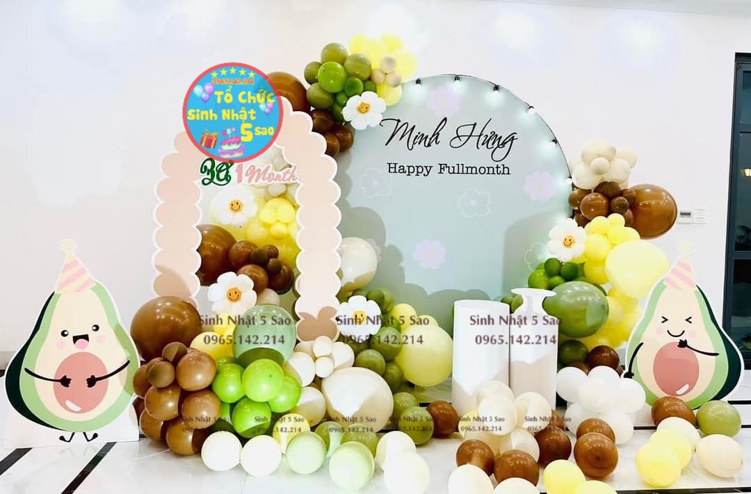 thuê trang trí sinh nhật tại nhà giá rẻ